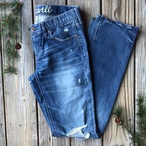 Madewell jeans Rail Straight size 29x 34